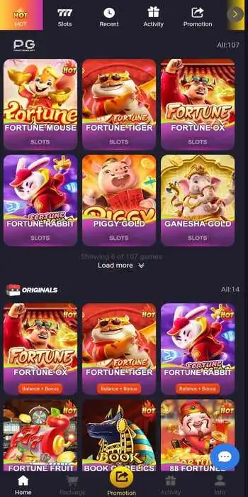 18PG app for Android